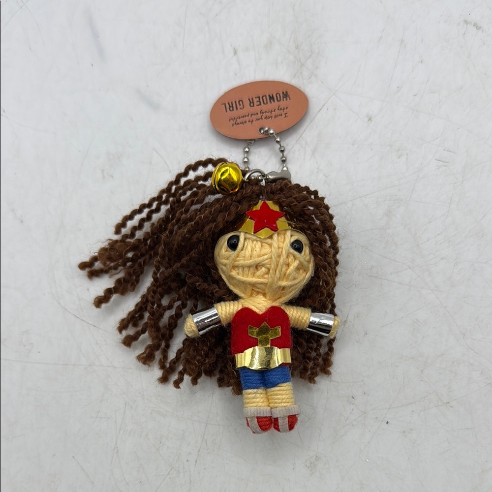 Watchover Voodoo Doll Wonder Girl Lucky Charm Mini Keychain Woven Collectible